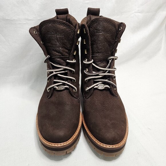 TIMBERLAND Courmayeur Valley 6-inch Hiking Boots A23UY Brown Women's Size 9 - Picture 2 of 10